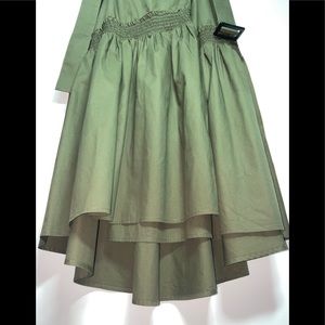 Adolfo Dominguez Size36 Olive DressBeaded Cocktail